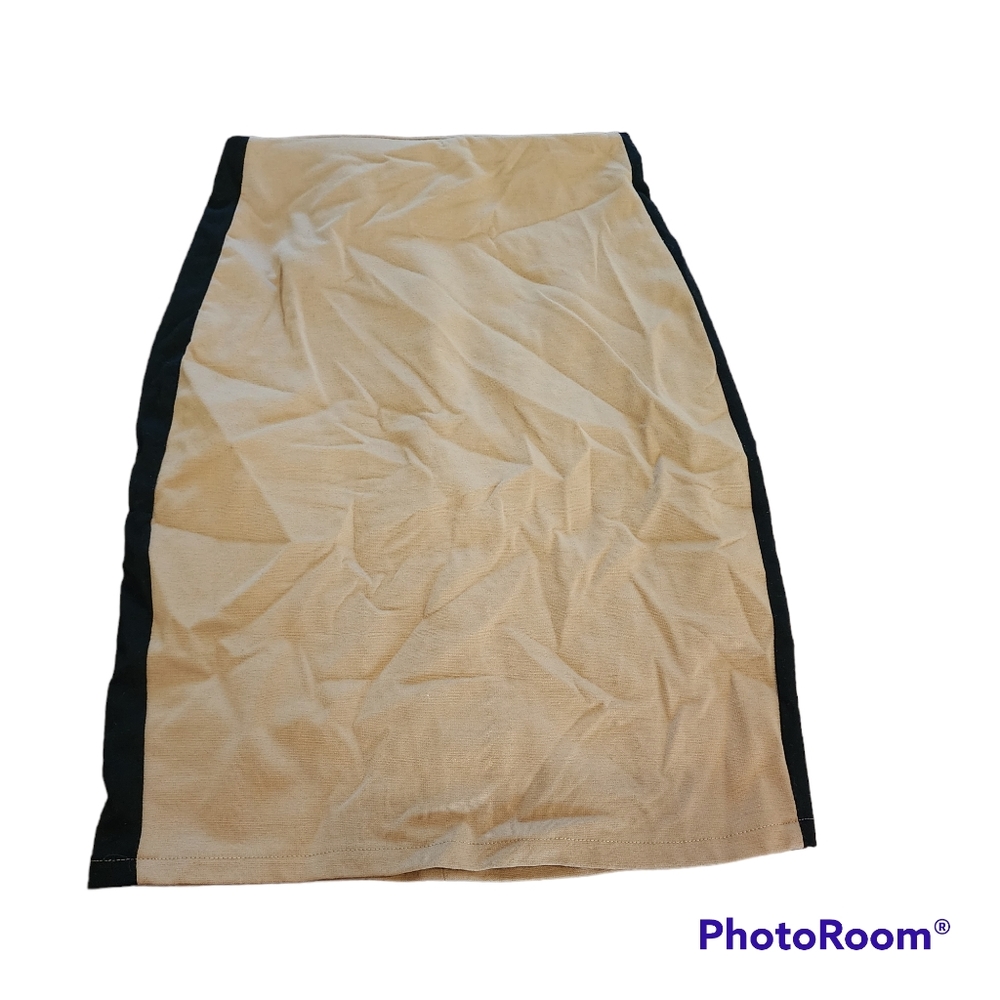 Tan and black mossimo pencil skirt, XS